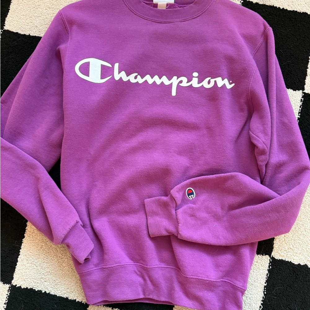 Champion Eco Authentic Magenta Sweatshirt